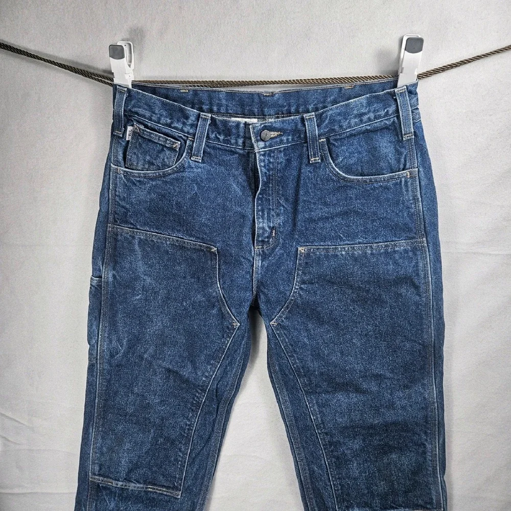 🔥 Carhartt FR Double Front Dungaree Jeans 🔥 - Picture 2 of 16